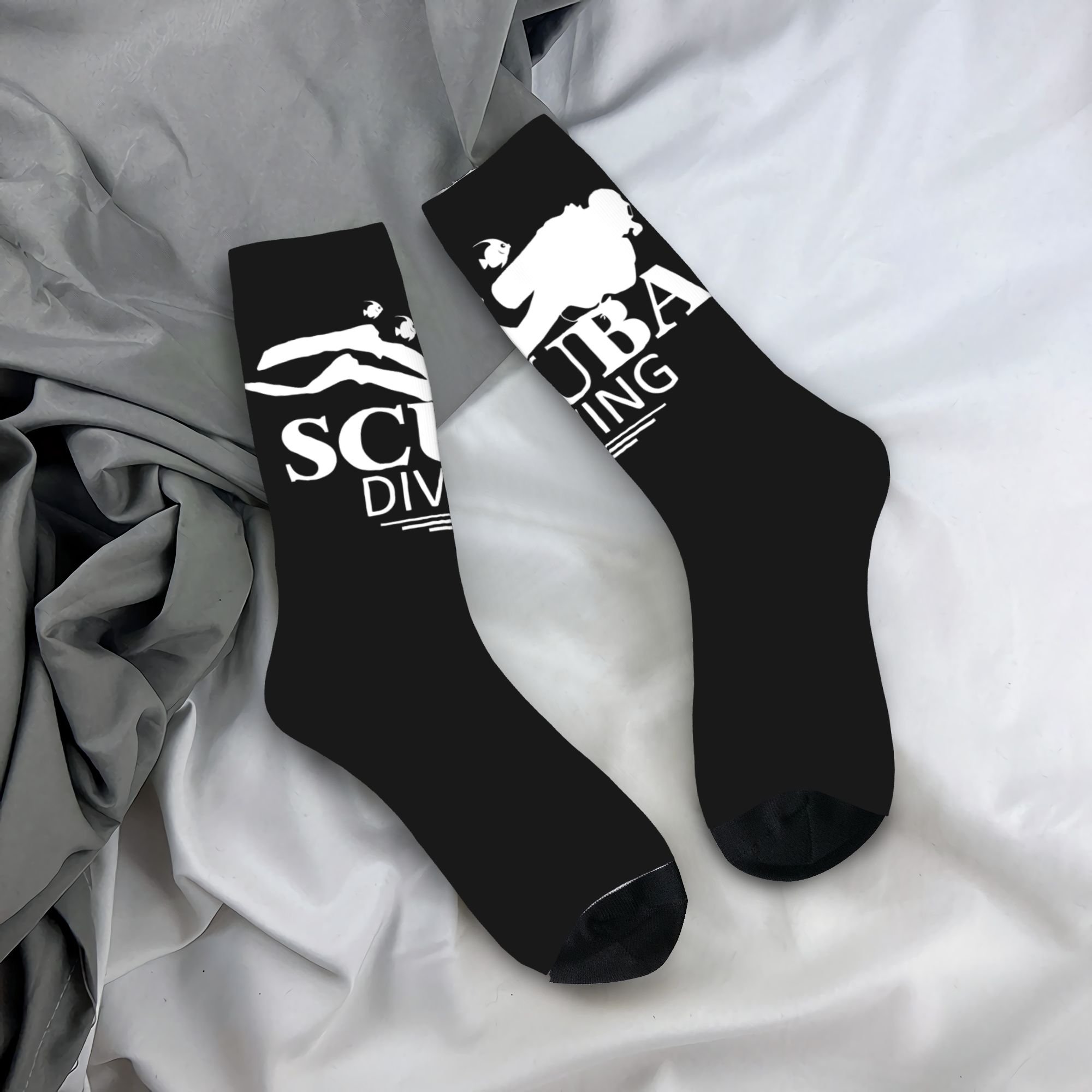 Dress Sock Men - Calcetines Personalizados Divertidos de Buceo para
