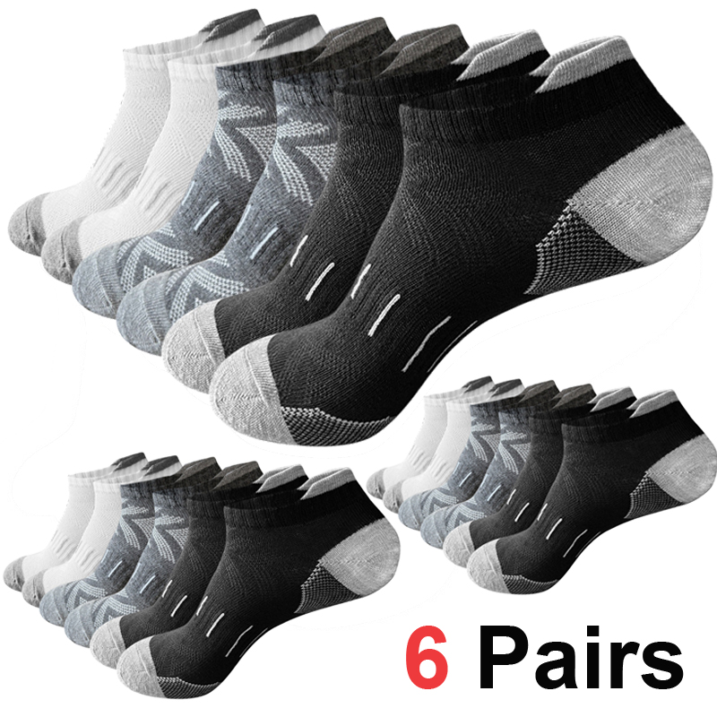 Athletic Sock Cushion - 6/12 pares de calcetines deportivos acolchados,