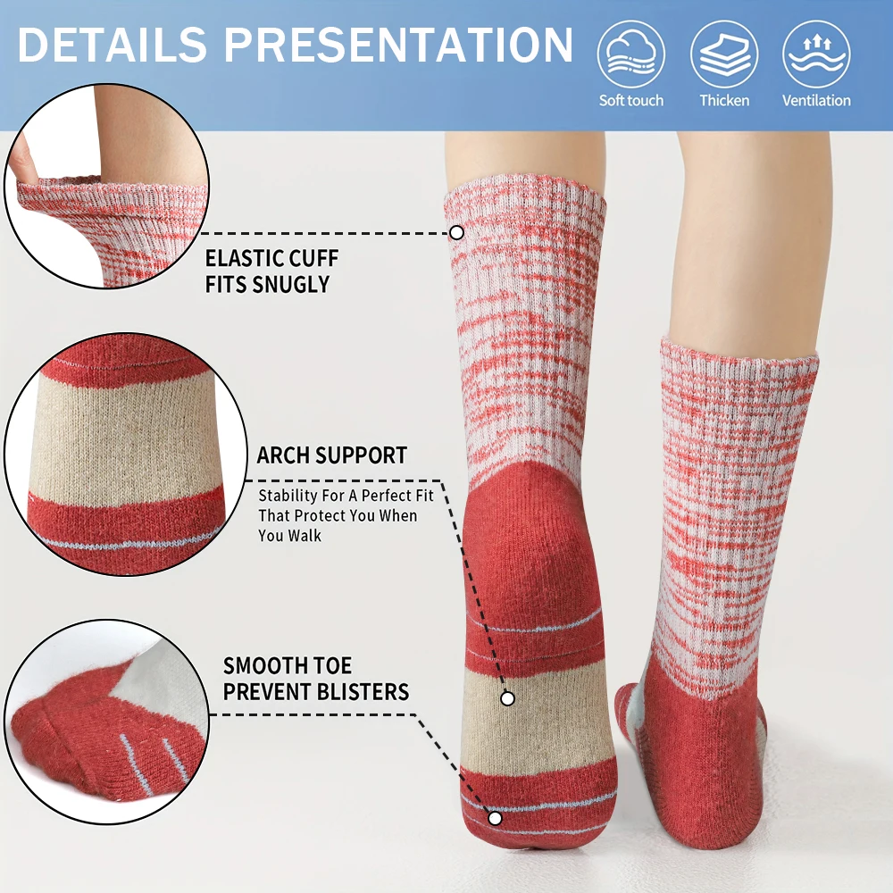 5 pares de calcetines de lana  - Wool Hiking Sock reseña y precio