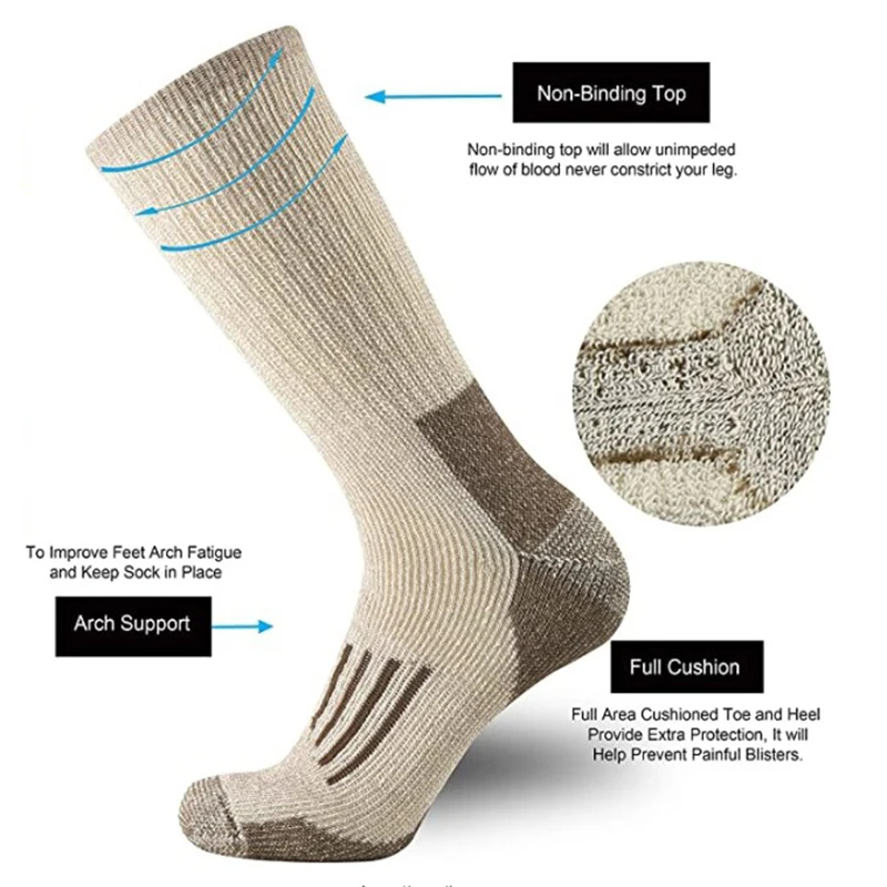 Calcetines de Lana 80%, Calcet - Wool Hiking Sock reseña y precio