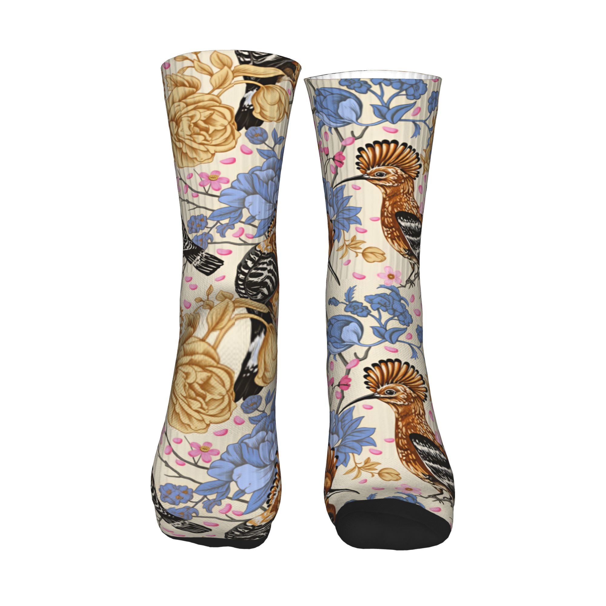 Hoopoe Bird Blue Peony - Calce - Dress Sock Men reseña y precio
